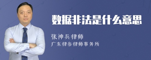 数据非法是什么意思