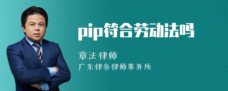 pip符合劳动法吗