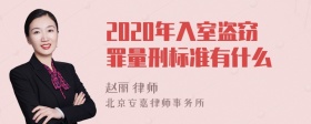 2020年入室盗窃罪量刑标准有什么