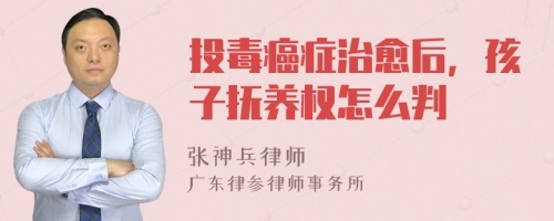 投毒癌症治愈后，孩子抚养权怎么判