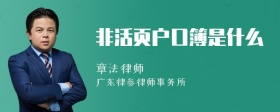 非活页户口簿是什么