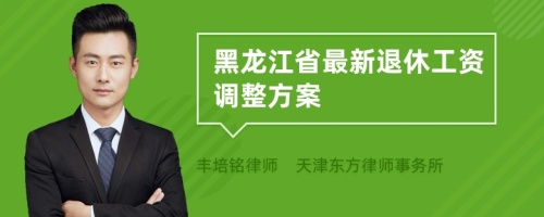 黑龙江省最新退休工资调整方案