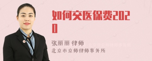 如何交医保费2020