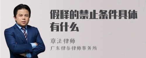 假释的禁止条件具体有什么