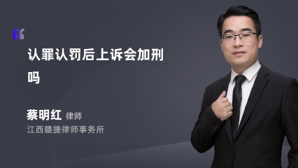 认罪认罚后上诉会加刑吗