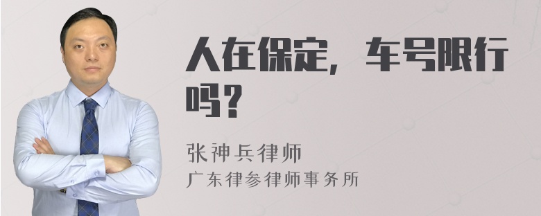 人在保定，车号限行吗？