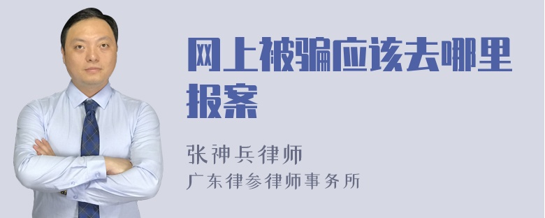 网上被骗应该去哪里报案