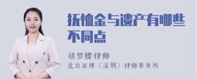 抚恤金与遗产有哪些不同点