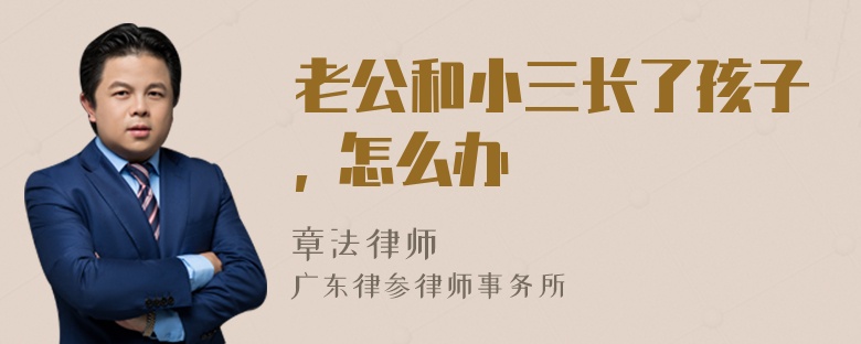 老公和小三长了孩子, 怎么办