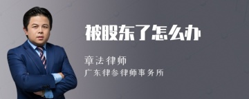 被股东了怎么办