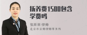 抚养费1500包含学费吗