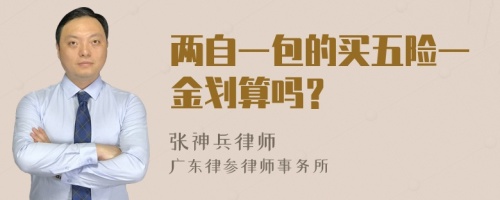 两自一包的买五险一金划算吗？