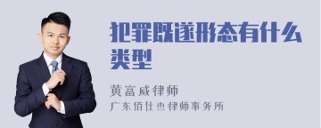 犯罪既遂形态有什么类型