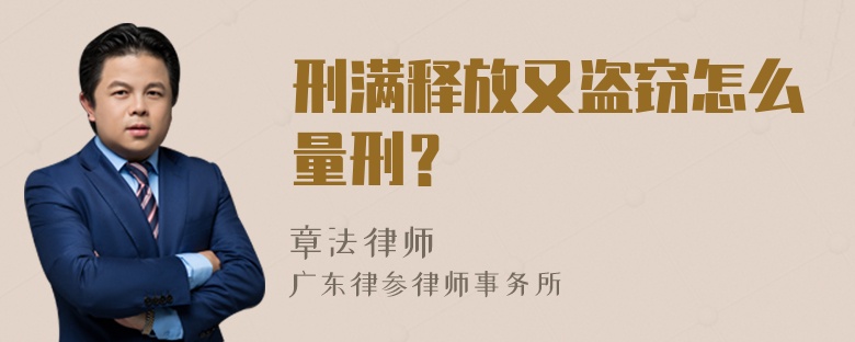 刑满释放又盗窃怎么量刑？