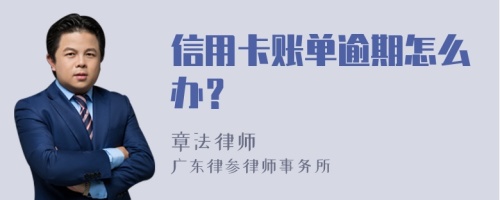 信用卡账单逾期怎么办？