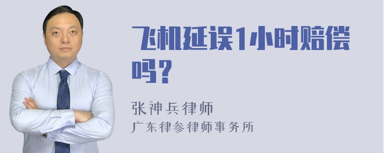 飞机延误1小时赔偿吗？