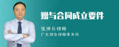 赠与合同成立要件