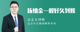 抚恤金一般好久到账