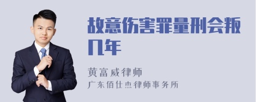 故意伤害罪量刑会叛几年