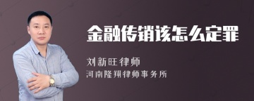 金融传销该怎么定罪