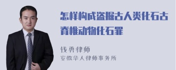 怎样构成盗掘古人类化石古脊椎动物化石罪