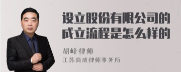 设立股份有限公司的成立流程是怎么样的