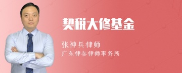 契税大修基金