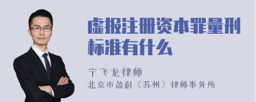 虚报注册资本罪量刑标准有什么