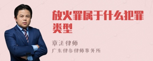 放火罪属于什么犯罪类型