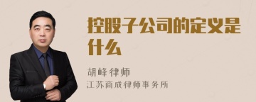 控股子公司的定义是什么