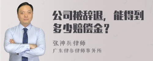 公司被辞退，能得到多少赔偿金？