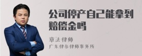 公司停产自己能拿到赔偿金吗