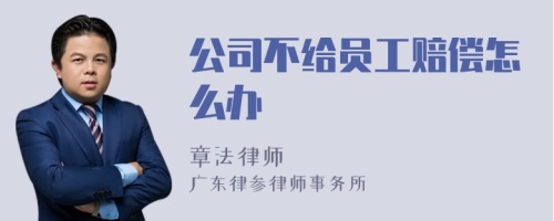 公司不给员工赔偿怎么办