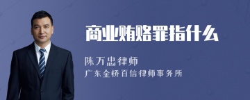 商业贿赂罪指什么