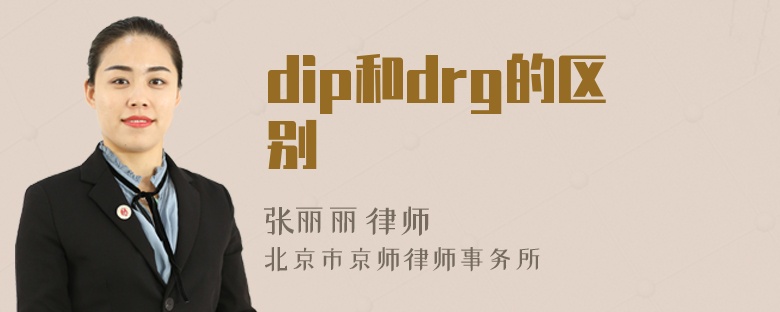 dip和drg的区别