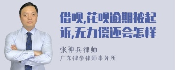 借呗,花呗逾期被起诉,无力偿还会怎样