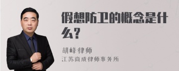 假想防卫的概念是什么？