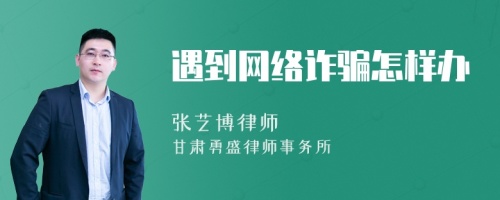 遇到网络诈骗怎样办