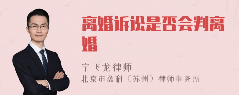 离婚诉讼是否会判离婚