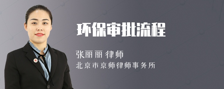 环保审批流程