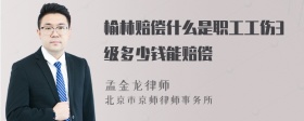 榆林赔偿什么是职工工伤3级多少钱能赔偿