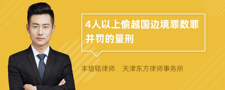 4人以上偷越国边境罪数罪并罚的量刑