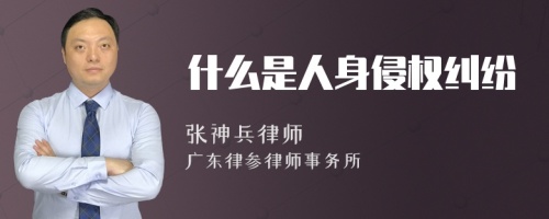 什么是人身侵权纠纷