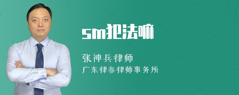 sm犯法嘛