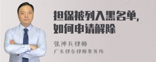 担保被列入黑名单,如何申请解除