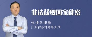 非法获取国家秘密