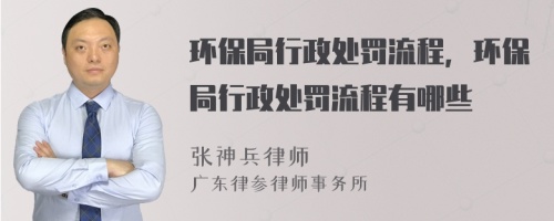 环保局行政处罚流程，环保局行政处罚流程有哪些