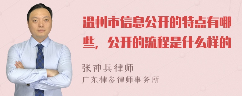 温州市信息公开的特点有哪些，公开的流程是什么样的