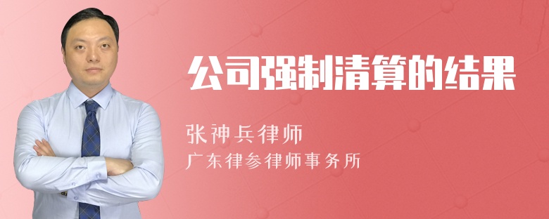 公司强制清算的结果