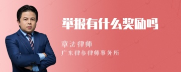 举报有什么奖励吗